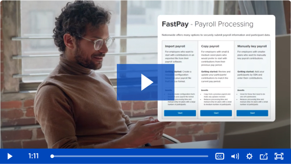 Plan sponsor experience video